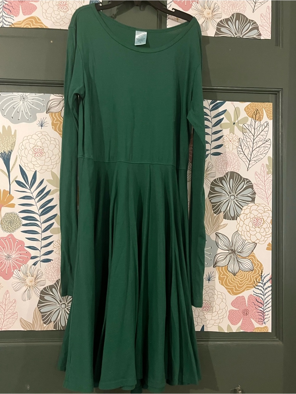 Girls size 12 green dress